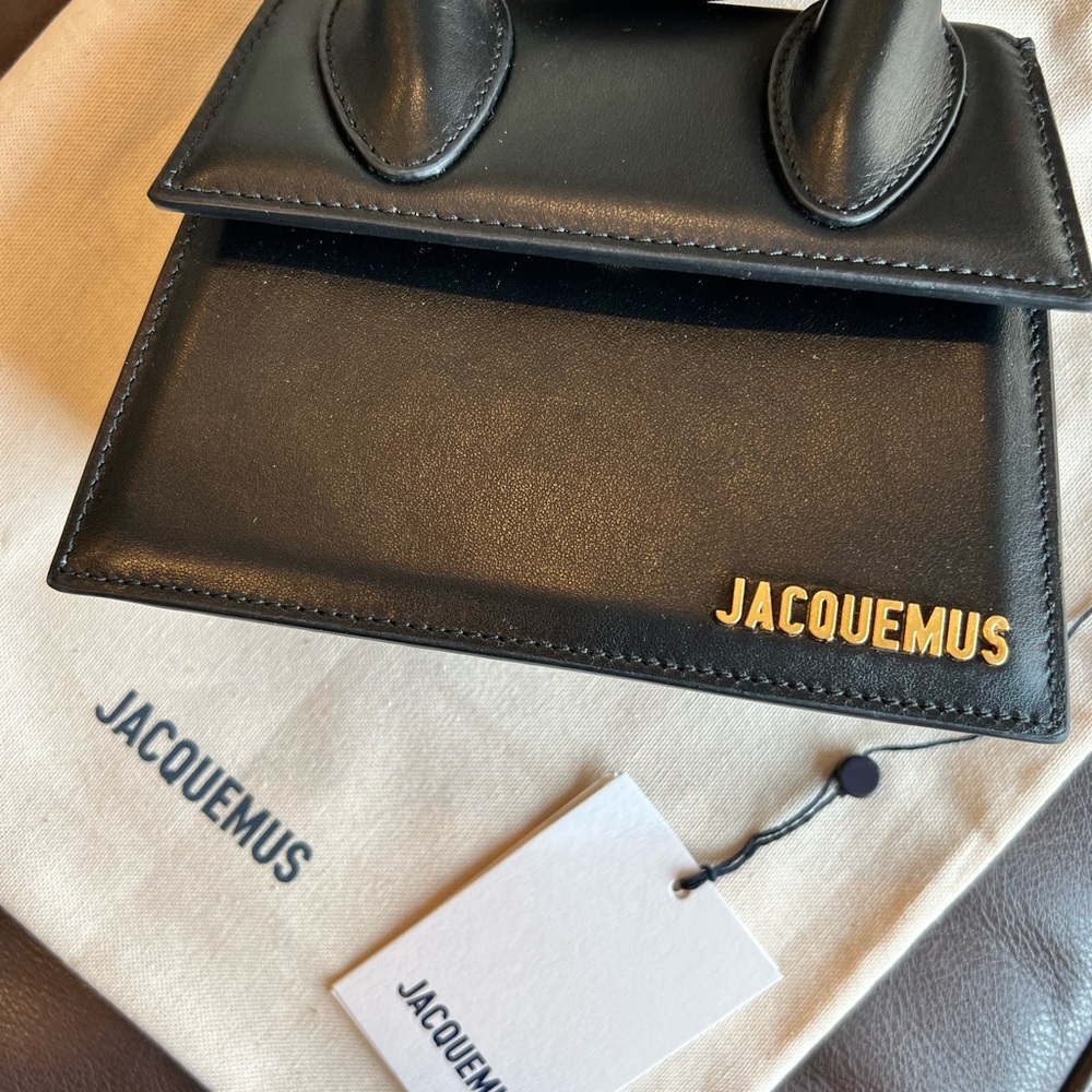 Brand New Jacquemus Le Chiquito Noeud leather shoulder bag - Picture 3 of 7